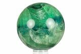 Colorful Banded Fluorite Sphere - China #284418-1
